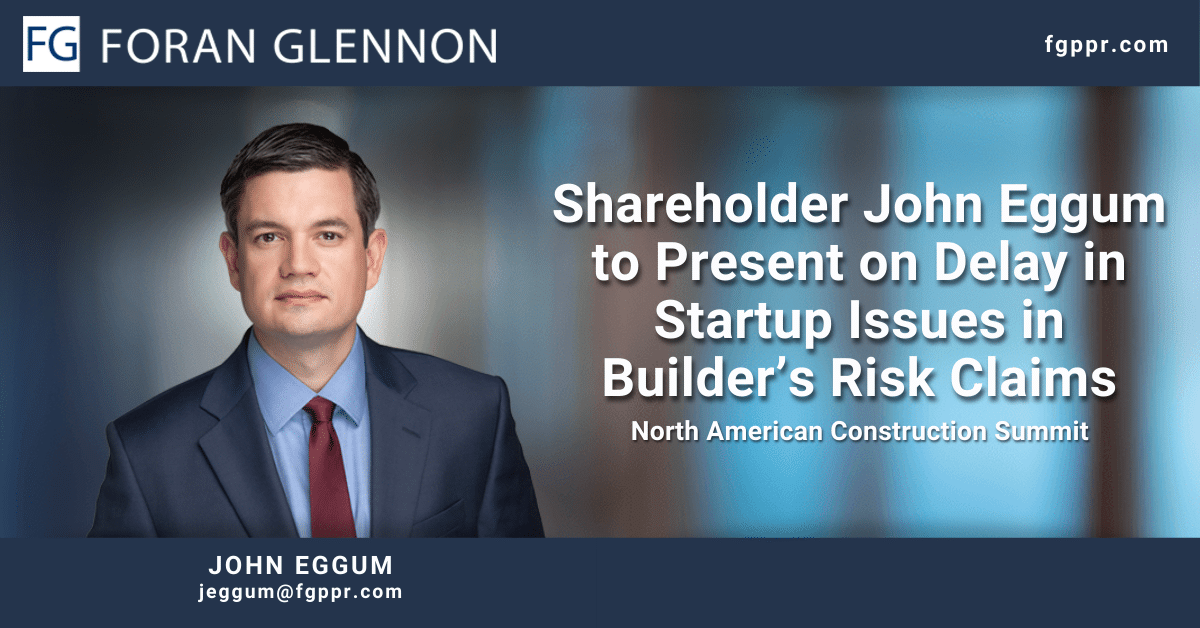 John Eggum to Discuss DSU Issues in Builder’s Risk Claims at North ...