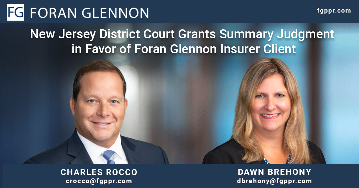 Charles Rocco and Dawn Brehony Secure Summary Judgment in Multi-Million ...